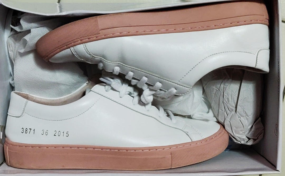 Common projects hotsell pink sole