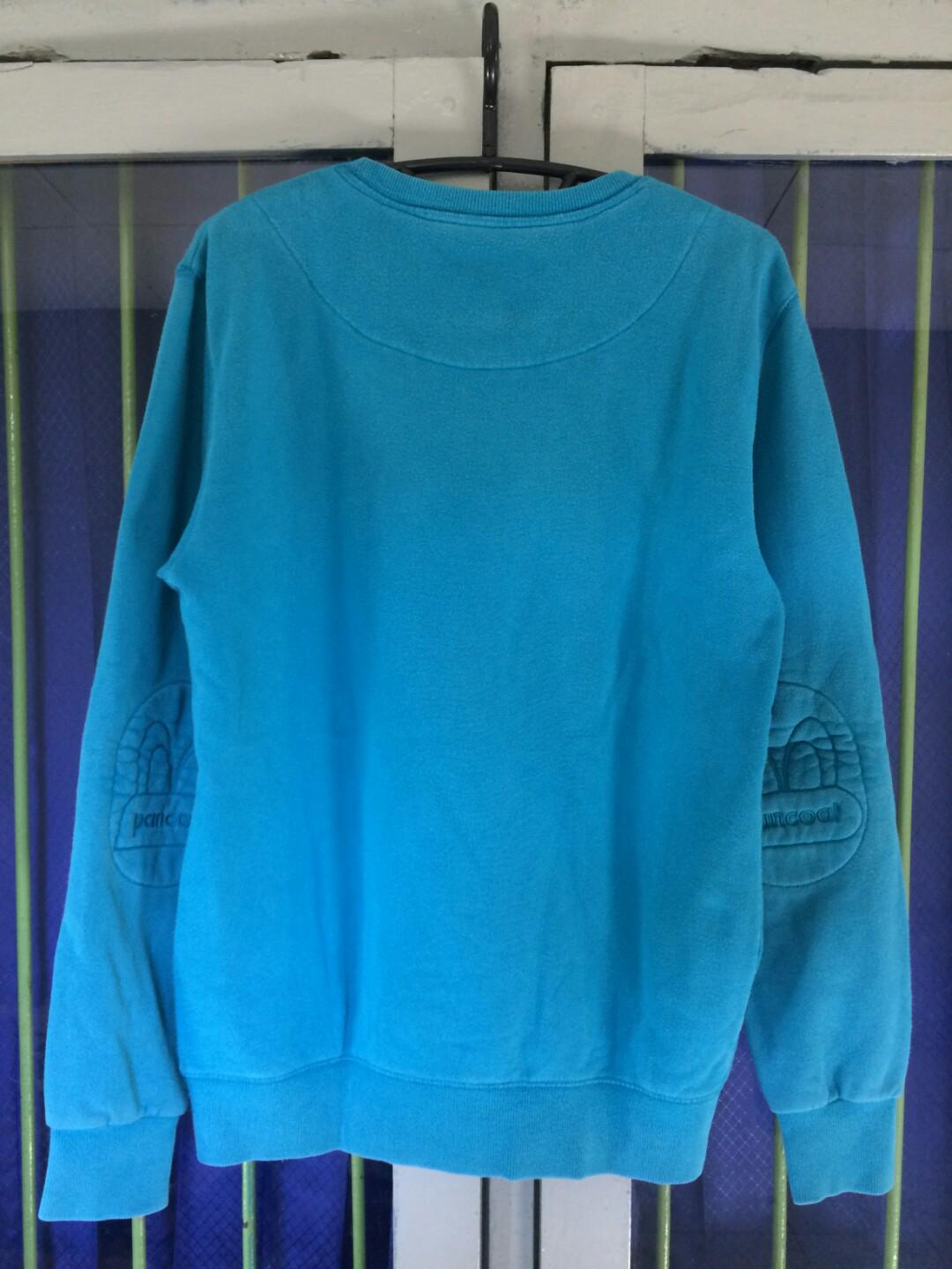 Crewneck Sweater Pancoat Bebek Biru Fesyen Pria Pakaian Atasan Di Carousell
