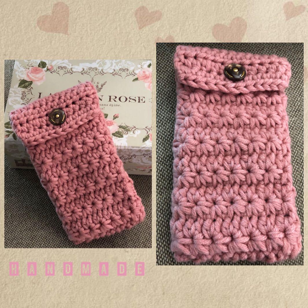 crochet cell phone pouch for droid