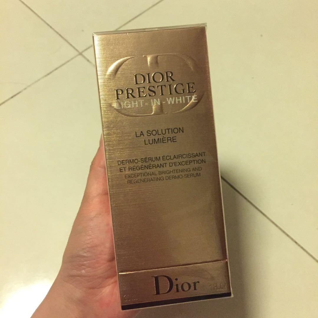 Dior Prestige Light in White La Solution Lumiere, Beauty & Personal Care,  Face, Face Care on Carousell