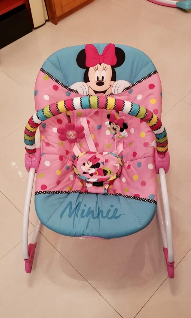 minnie mouse infant to toddler rocker