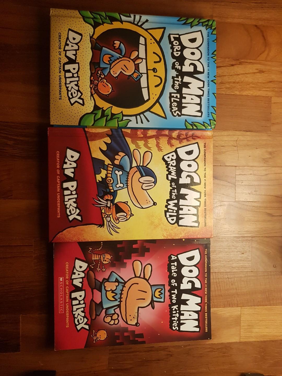 Dog Man Series Set Of 3 Books Books Stationery Children S Books On Carousell