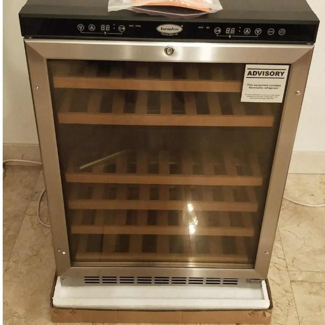 EuropAce Premium Wine Chiller EWC 6460S, TV & Home Appliances, Kitchen