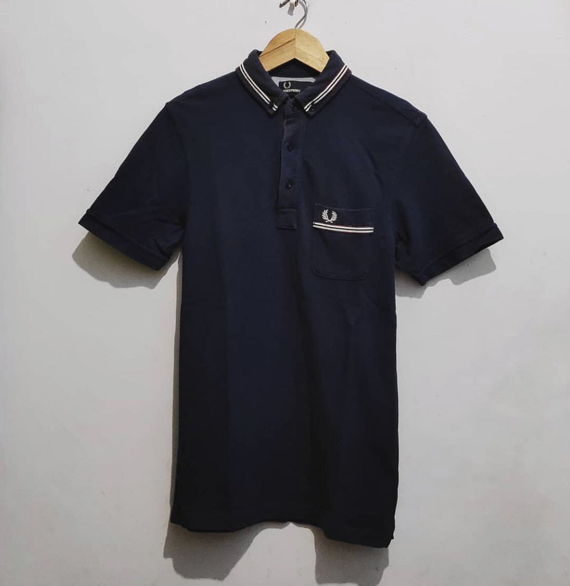 Fred Perry Polo Shirt, Fesyen Pria 