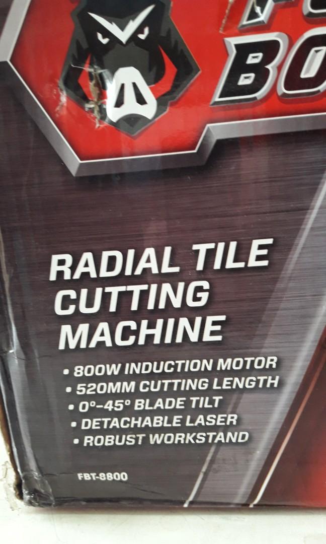 Full Boar Radial Tile Cutter Cutting 