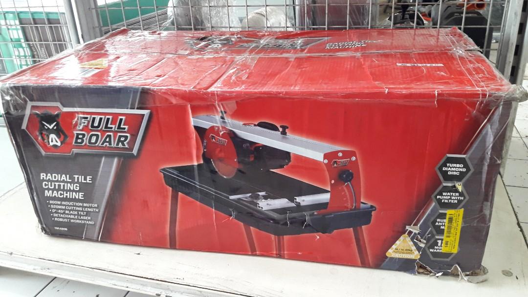 Full Boar Radial Tile Cutter Cutting 