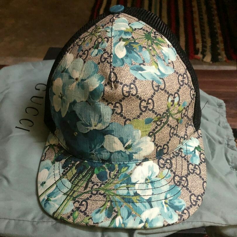 gucci floral cap