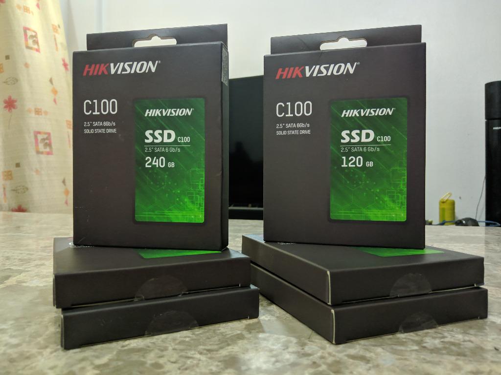 HIKVISION SSD - C100 120GB/240GB 2.5 inch 3D TLC NAND, Computers  Tech,  Parts  Accessories, Computer Parts on Carousell