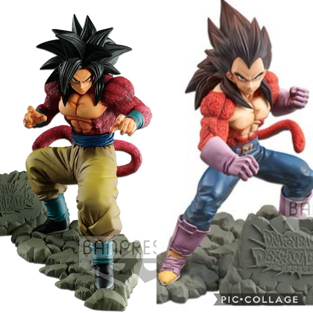 Wallpaper Ichiban Kuji Dragon Ball Gt Dokkan Battle Ssj4 Goku Vegeta Toys HD