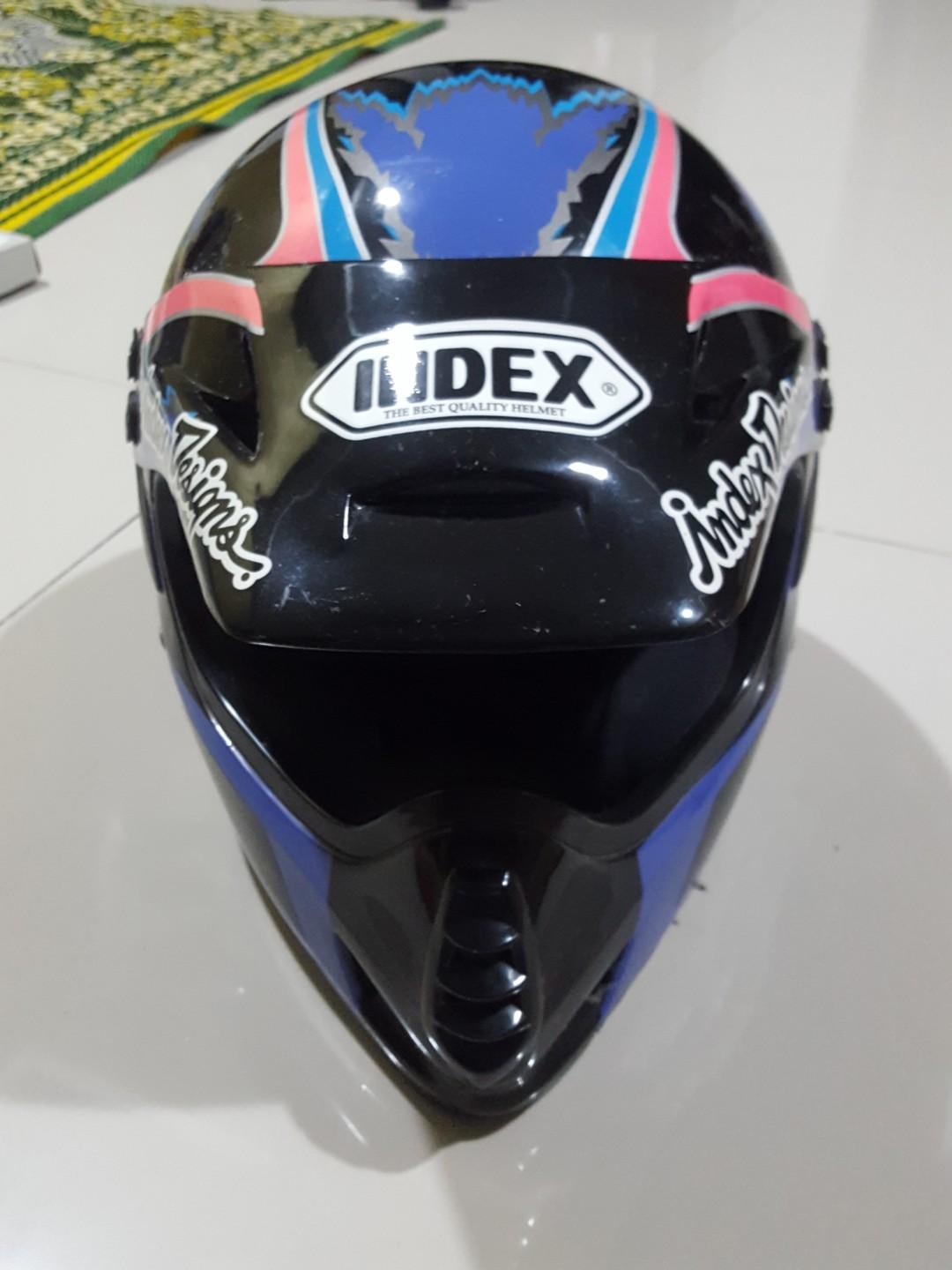 Index full face helmet top