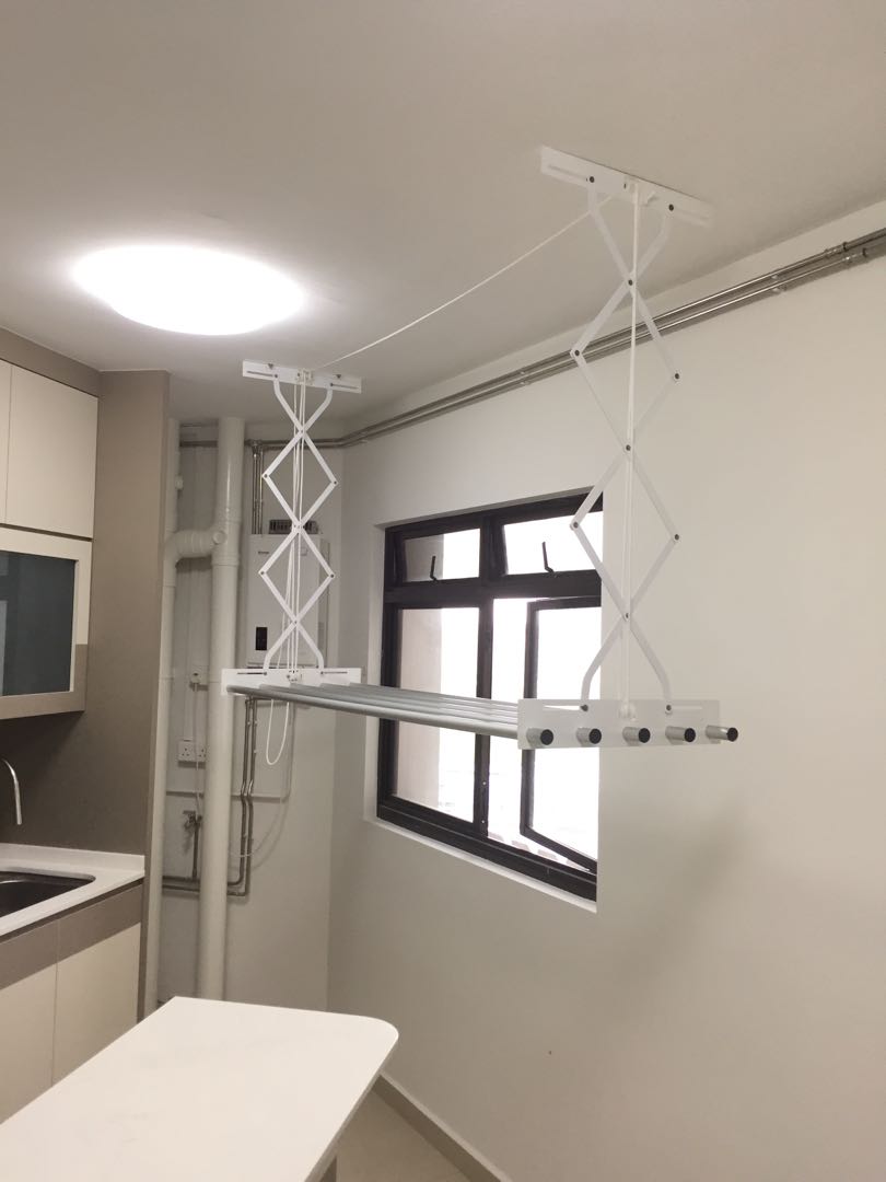 Indoor pulley system, Furniture & Home Living, Home Improvement