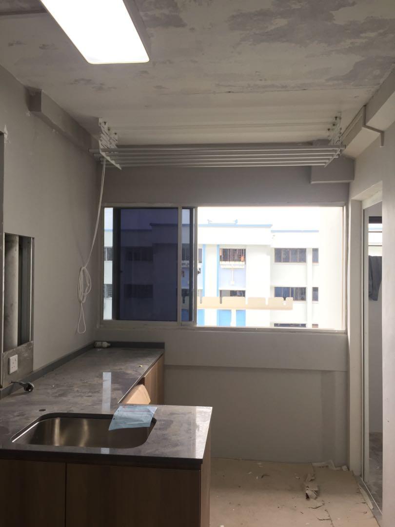 Indoor pulley system, Furniture & Home Living, Home Improvement