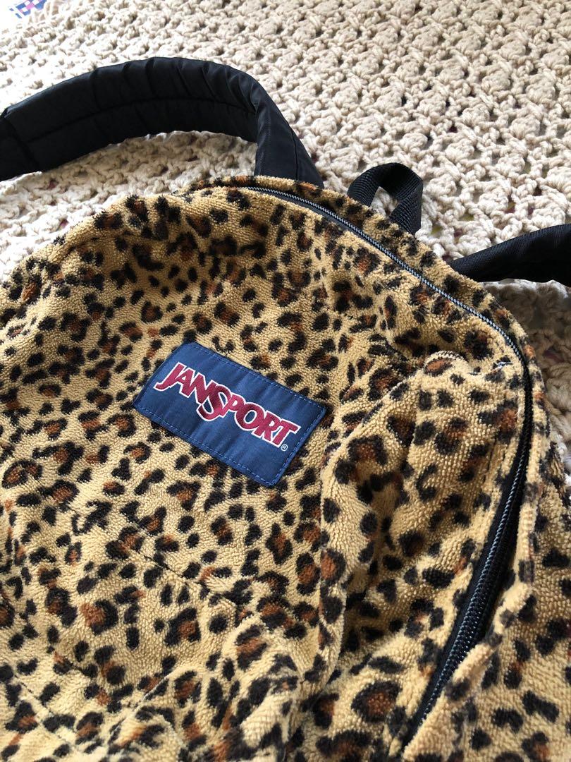 Jansport Cheetah Print Backpack Women s Fashion Bags Wallets Jansport cheetah print backpack women s fashion bags wallets