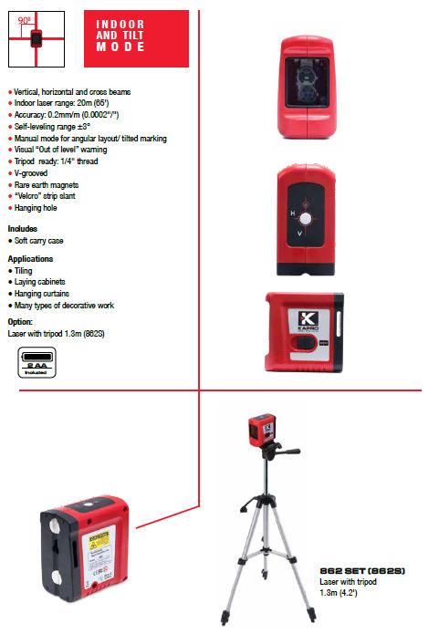 Kapro Laser Marking / alat ukur / Kapro 862, Elektronik, Lainnya di ...