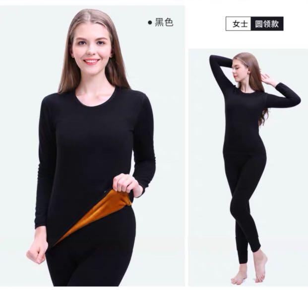 Ladies Thermal Underwear Sets Autumn Winter Solid Color Soft Warm Thin Long Johns Women Warm Seamless Lace Slim Body Women S Fashion Clothes Outerwear On Carousell