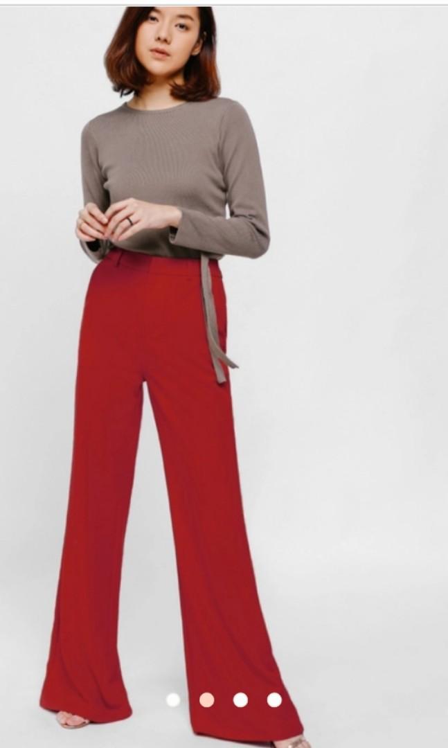 women's high waist flare pants