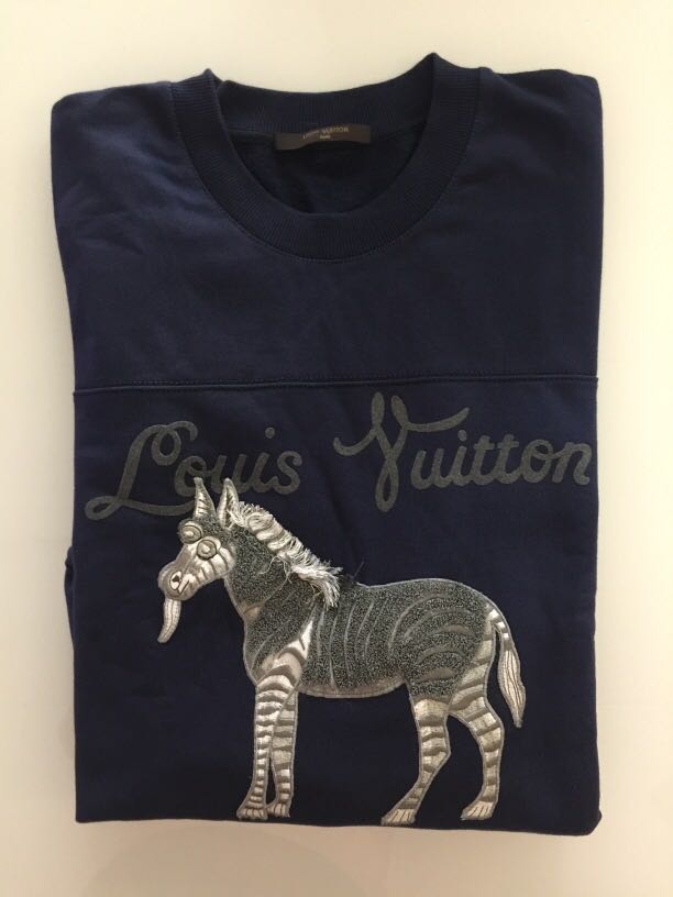 Louis Vuitton x Chapman Brothers Zebra Sweatshirt - Authentic Luxury  Designer