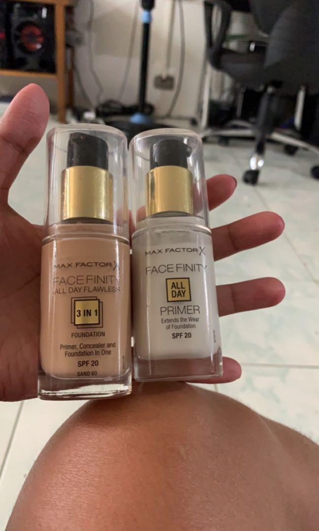 Maxfactor foundation (Category: Makeup) located in Marikina City. Submitted by wyajne (Listing ID 240376411, Image 1). Description: Maxfactor 98% Used twice Take all for 1400.