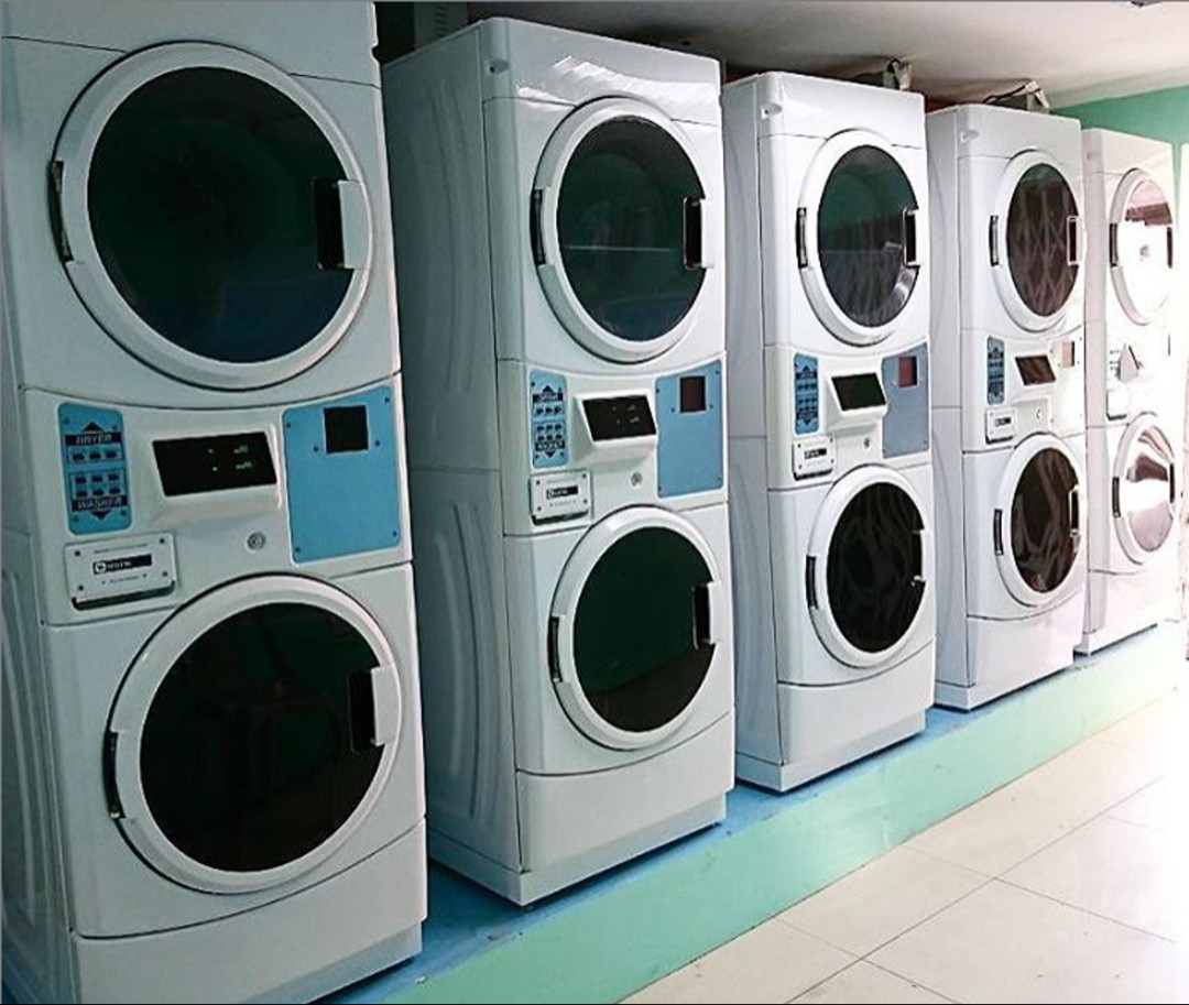 Maytag Commercial stacked washer and dryer, TV & Home Appliances