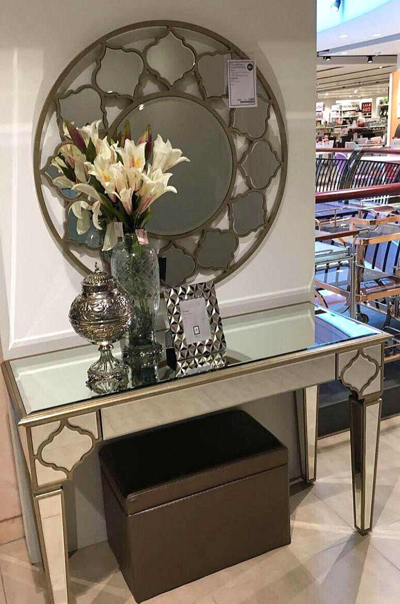 Morrocan Console Table Wall Decor Mirror Furniture Tables