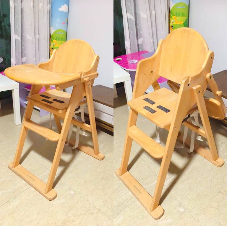 mothercare wooden high chair