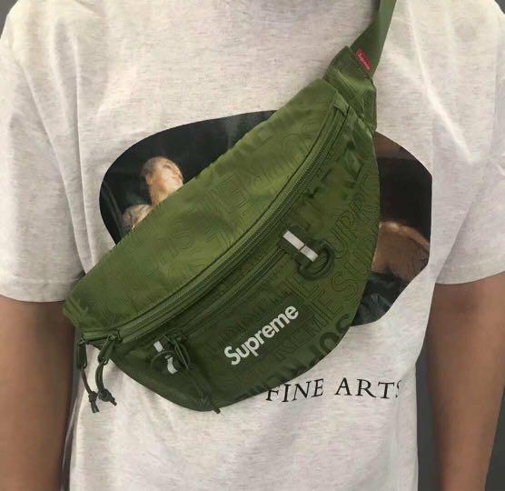 Supreme Waist Bag (SS17) Acid Green Pre-Owned