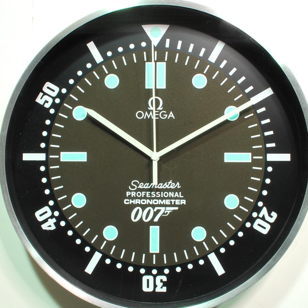 Omega Seamaster Wristwatch Inspired Wall Clock Furniture