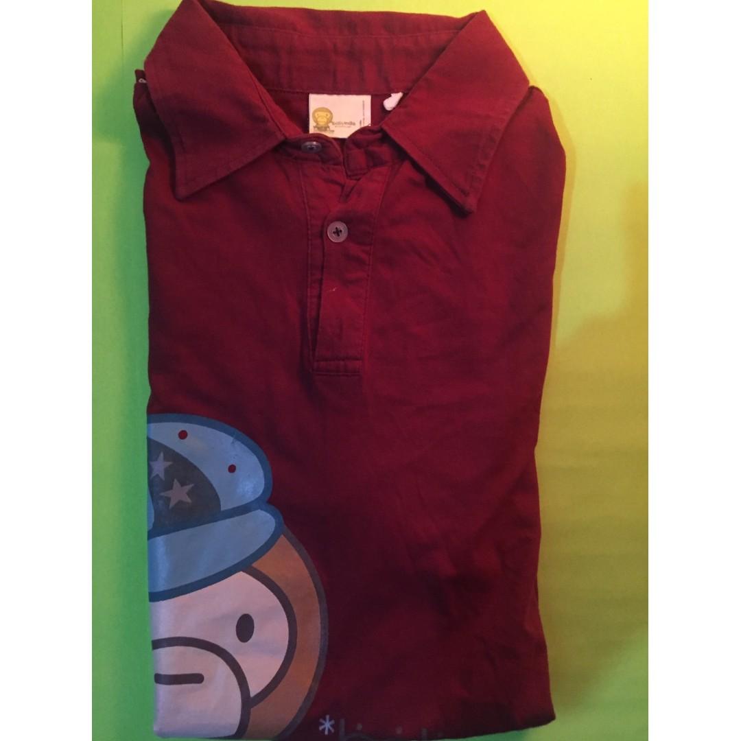 Polo T Shirt Baby Milo Fesyen Pria Pakaian Baju Luaran Di Carousell