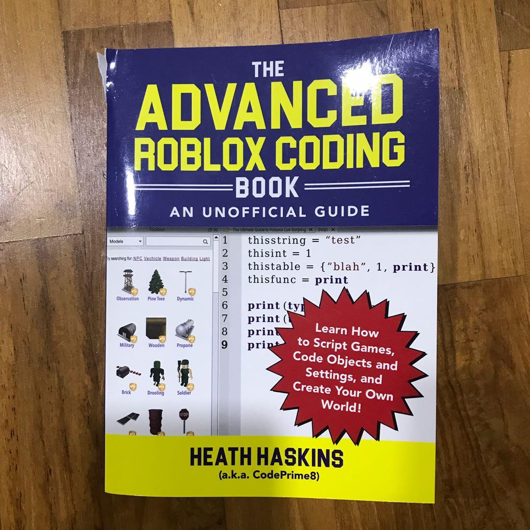 Roblox Coding Book Books Stationery Magazines Others On Carousell - the advanced roblox coding book an unofficial guide unofficial