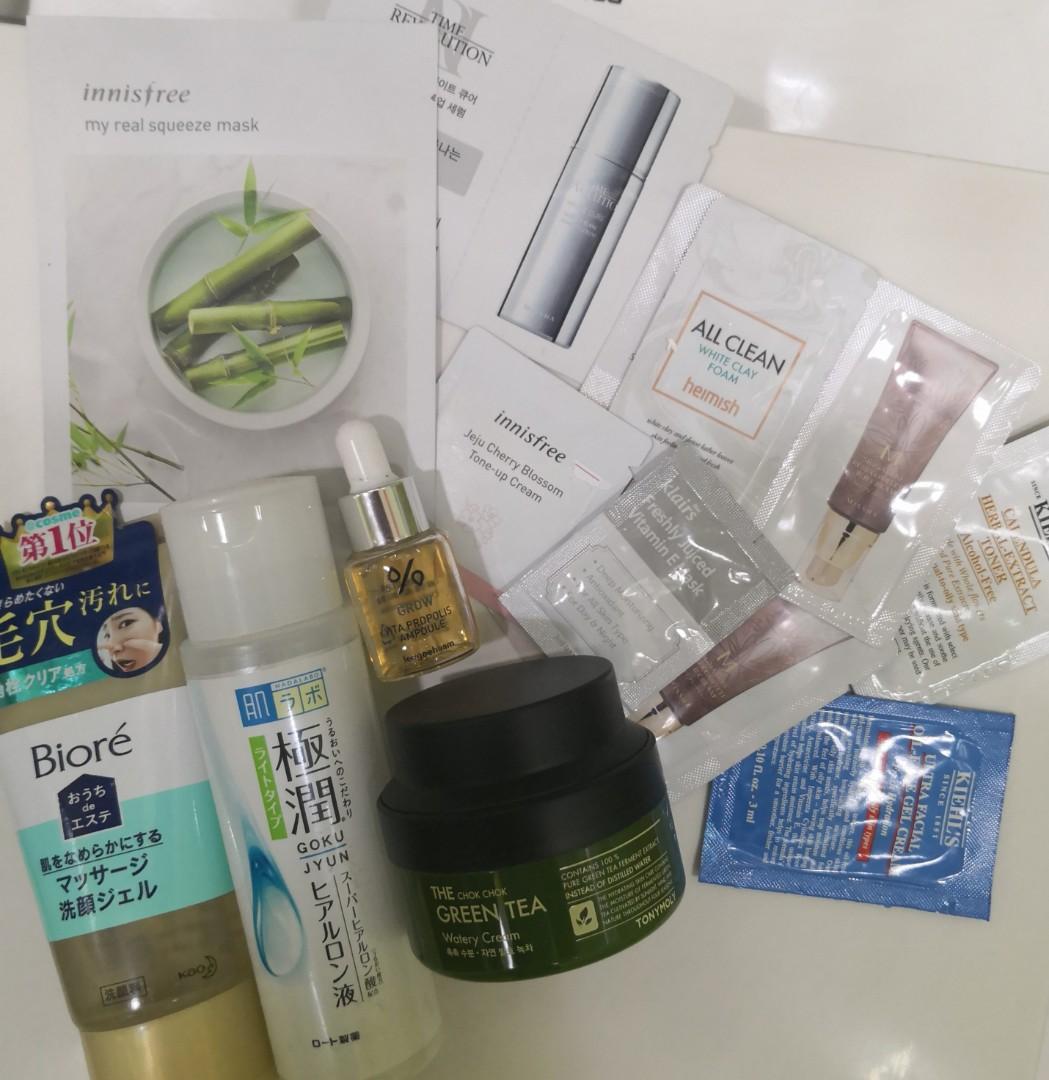 Skincare Bundle (Category: Face Care) located in Manila. Submitted by randomizeit (Listing ID 240239932, Image 1). Description: Combination of new and used skincare..
