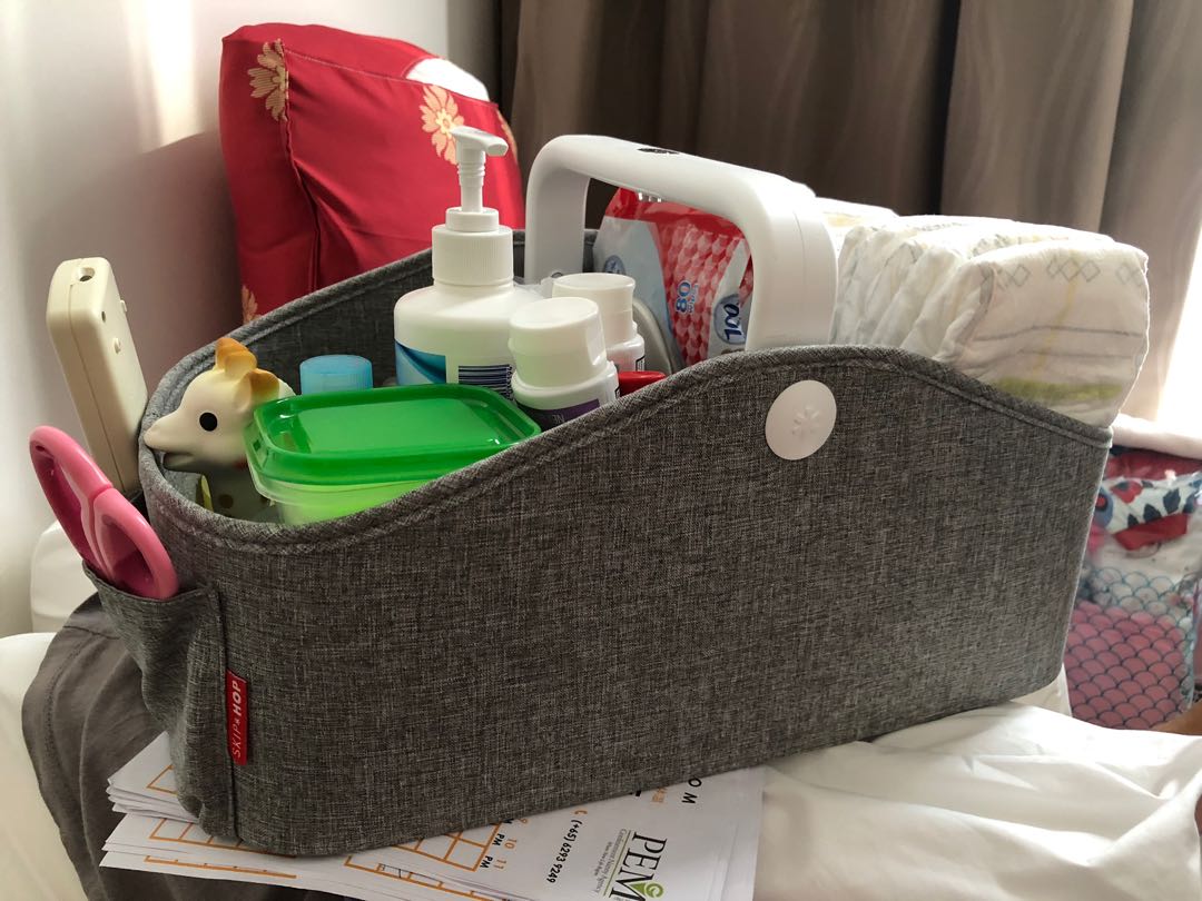 Skip Hop diaper caddy with night light