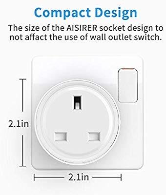 RCA Dual Outlet Smart Plug w/Voice, App Control | Google & Alexa Devices  for Home | Smart Outlet Plug | Alexa Smart Plugs, 15A Wall WiFi Outlet 