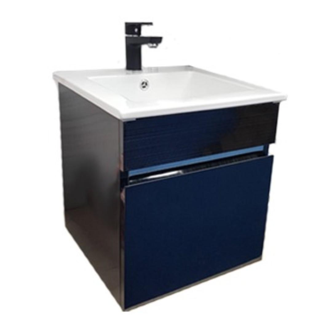 Stainless Steel Vanity Cabinet Bathroom Basin Cabinet Black