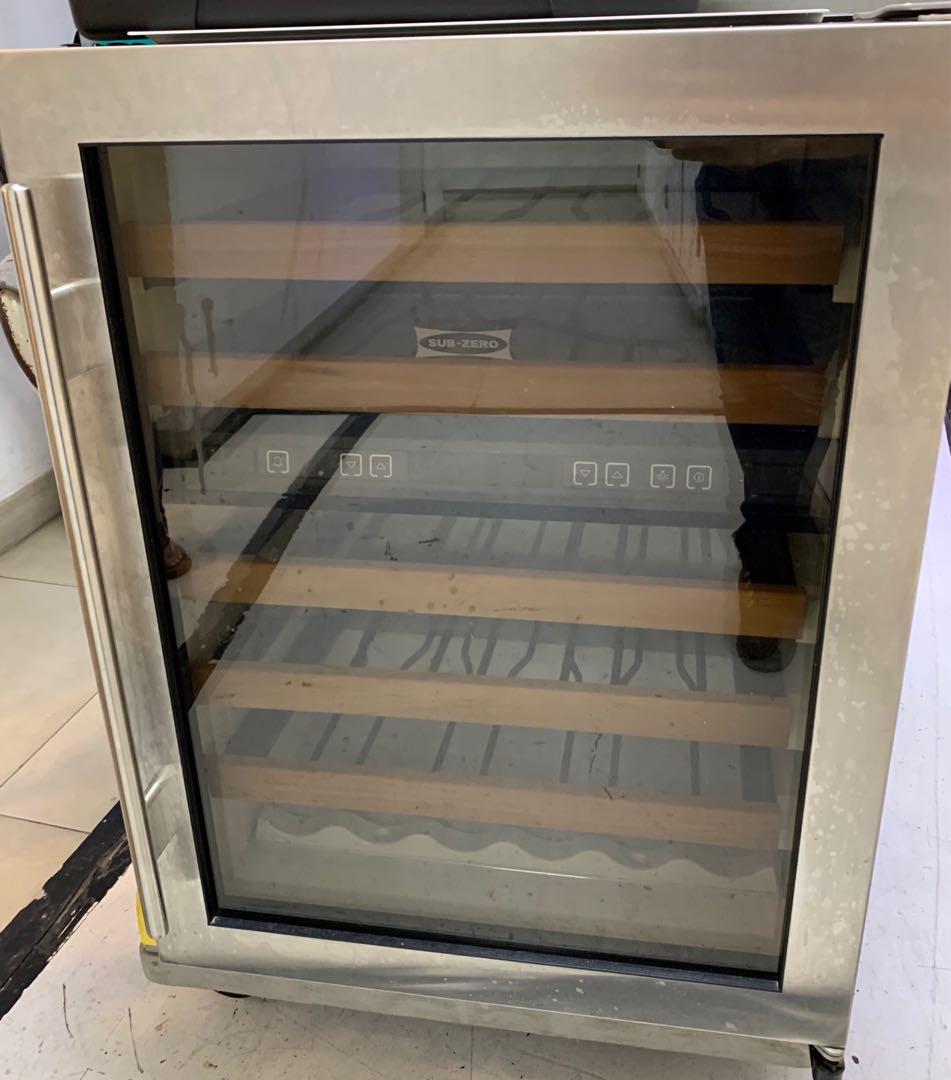 used sub zero wine cooler