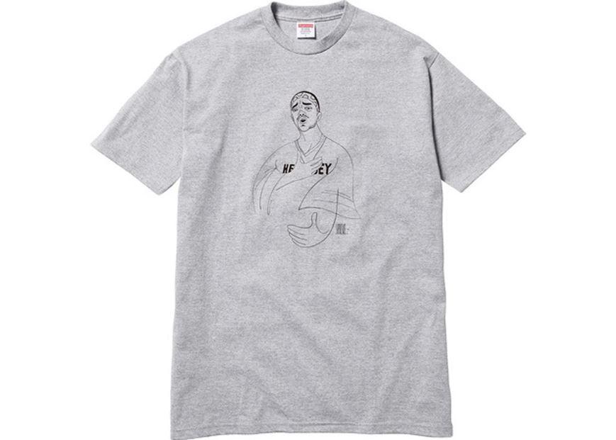 supreme gray shirt