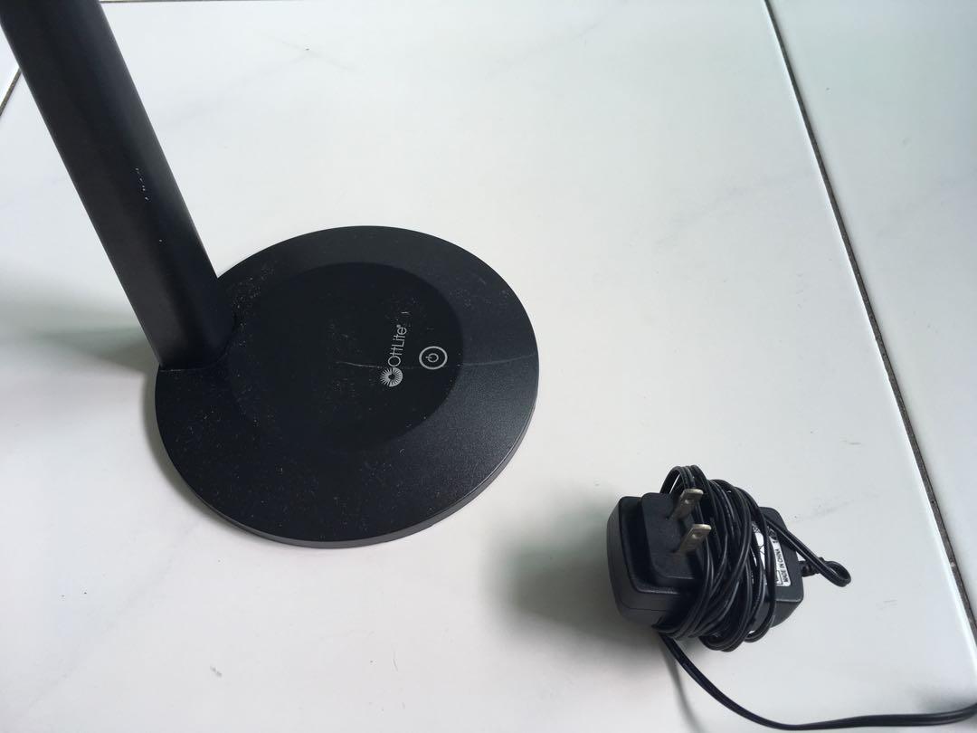 Table Lamp (Category: Tables & Sets) located in Singapore. Submitted by saxeu (Listing ID 240352239, Image 2). Description: A fairly used led table lamp. Smart design with touch switch for light brightness and off switch.