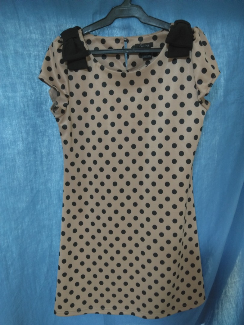 Timing Polka Dress, Women's Fashion, Dresses & Sets, Dresses on Carousell