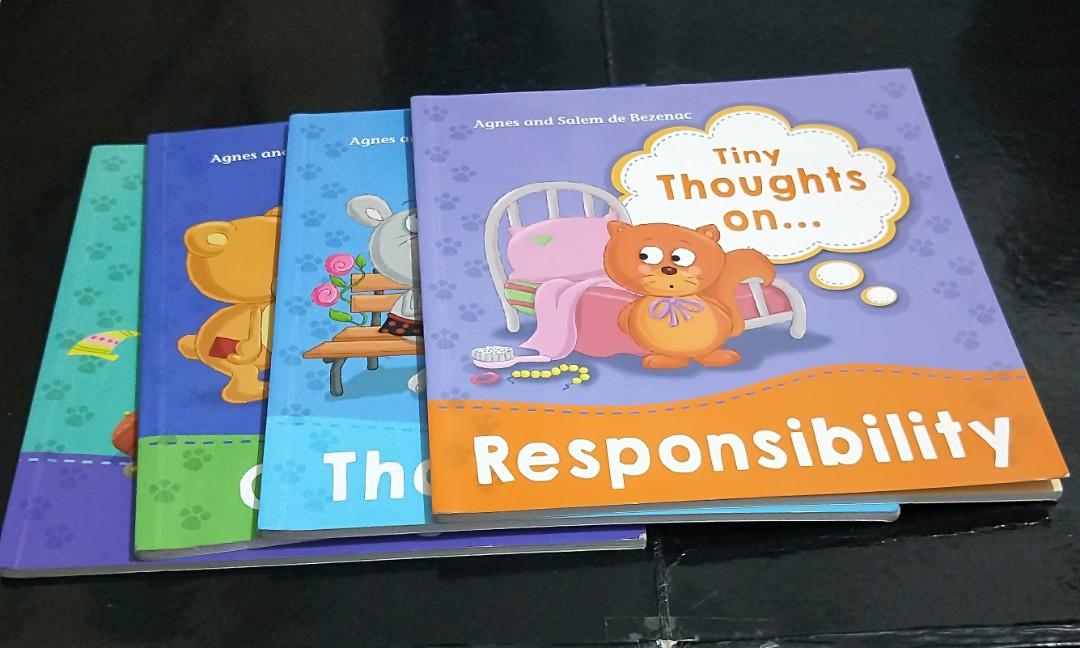 Tiny Thoughts on... (Category: Storybooks) located in Singapore. Submitted by programii (Listing ID 240314959, Image 2). Description: Each for $2 Condition: good Collection at Chinatown MRT Station or Outram Park MRT Station.