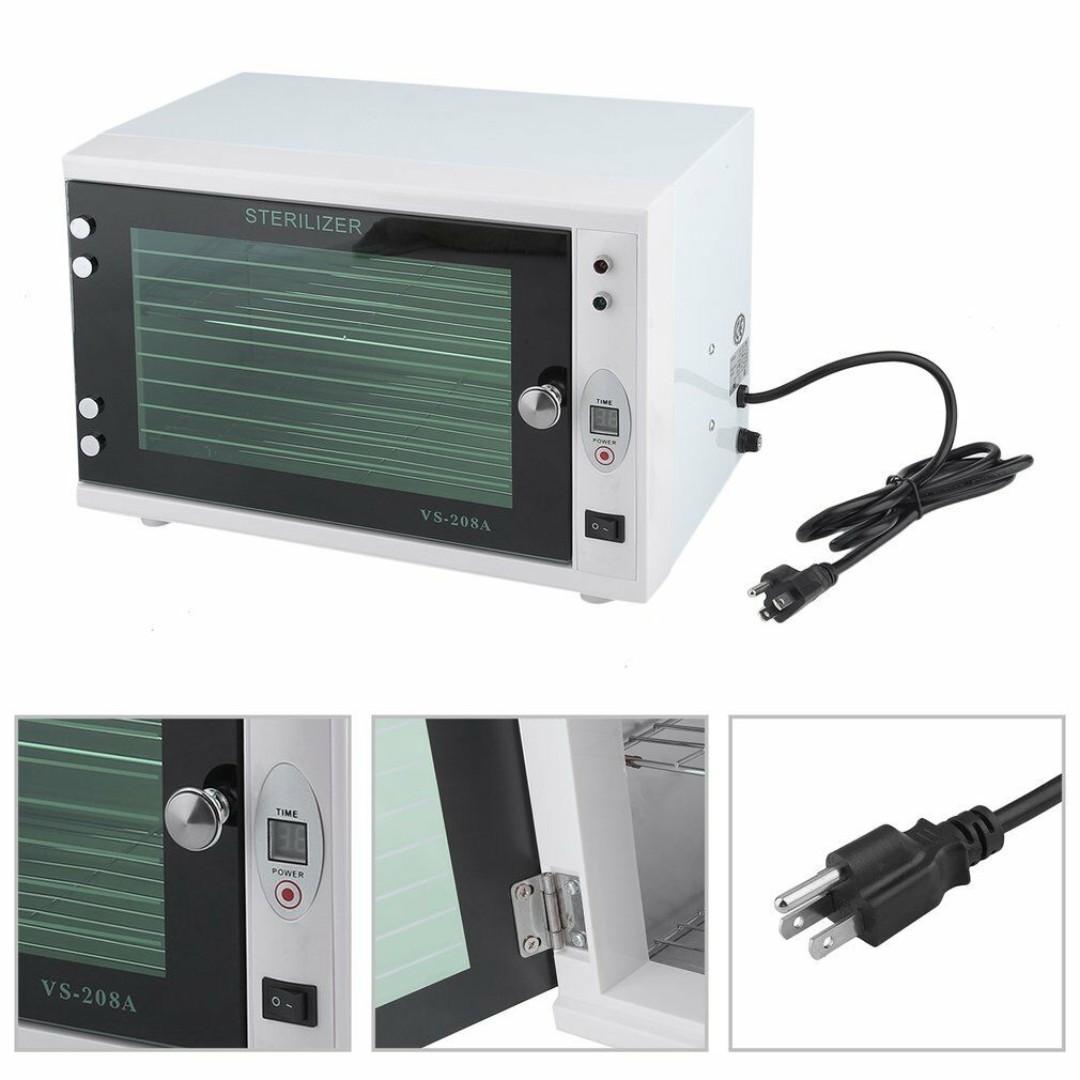 TOOL UV STERILIZER WITH TIMER ULTRAVIOLET CABINET FOR NAIL SALON TATTOO ...