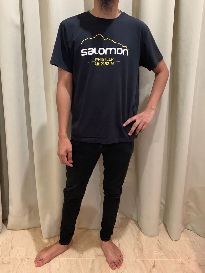 T-Shirt baju Salomon, Men's Fashion, Tops & Sets, Tshirts & Polo