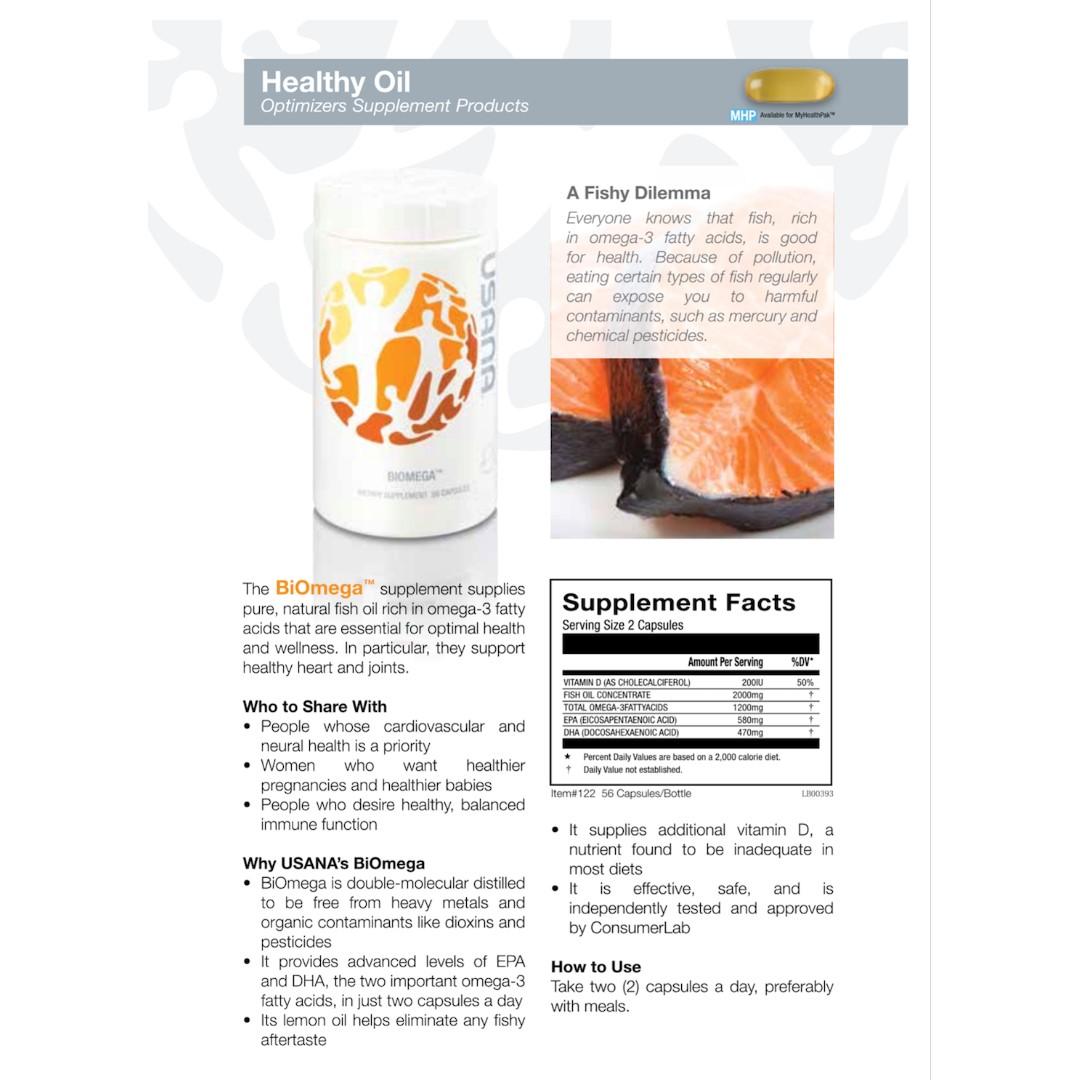 Usana Biomega Omega3 Fish Oil 10 Discount!, Health & Beauty