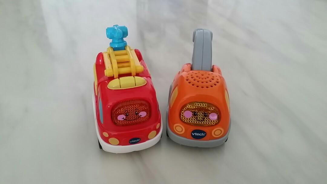 Vtech Fire Engine N Tow Truck Babies Kids Toys Walkers On Vtech Fire Engine N Tow Truck Babies