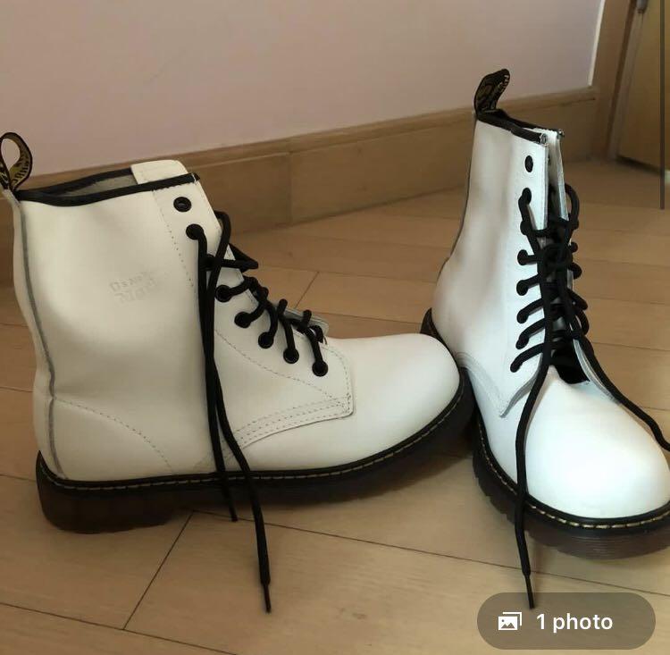 white dr martens dupes