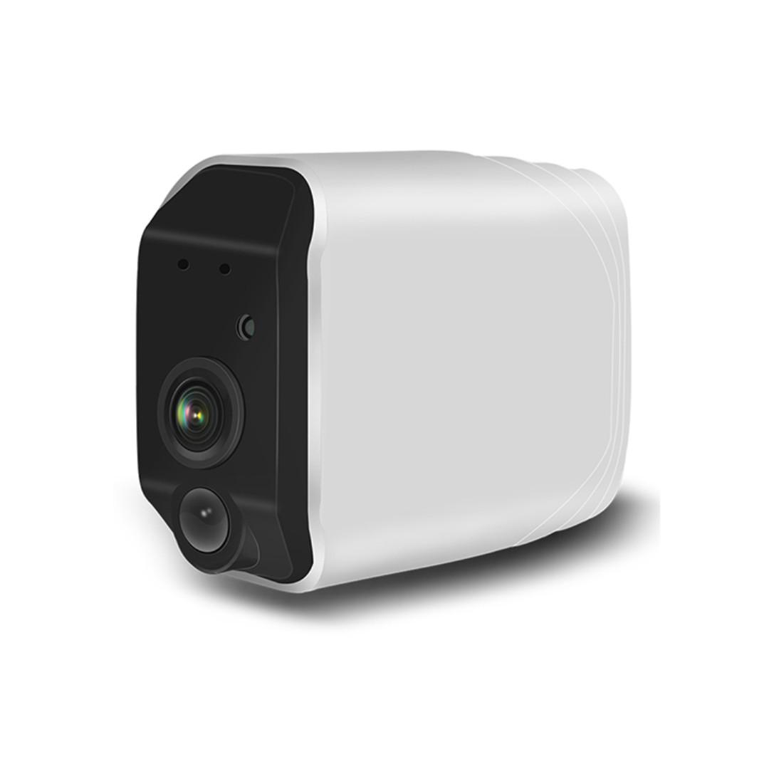 Smart WiFi Outdoor Battery Camera - Waterproof (Category: Security Systems & CCTV Cameras) located in Marikina City. Submitted by sbrfsmartgadgets (Listing ID 240117414, Image 1). Description: Outdoor Camera Wireless with Batteries (BC06) - Cloud Viewer X App - 1080P Camera (6 IR LED for Clearer Night Recording and Viewing) - WATERPROOF IP65 Rating - 104 Degrees viewing angle - Supports 2-Way Audio. You can speak with the person in front of the c