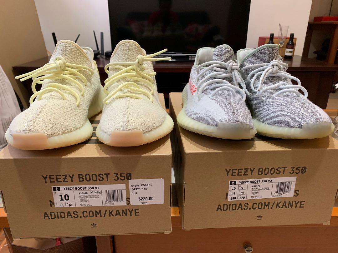 Yeezy Boost 350 V2 Blue tint and butter 