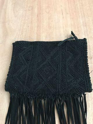 Zara beaded fringe bag