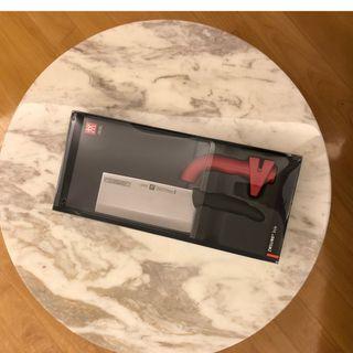 孖人牌中式菜刀連磨刀器套裝  Zwilling JA Henckels Chinese Chef Knife with Knife Sharpener Set