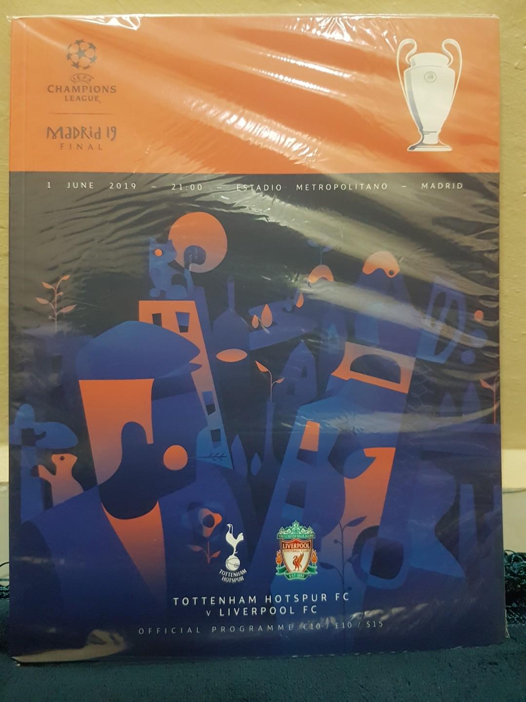 2019 champions league final programme discount