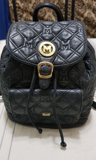 METROCITY QUILTED LEATHER BACKPACK ALA MCM CHANEL, Women's Fashion