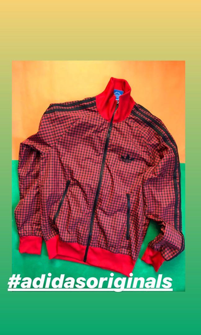 adidas checkered jacket